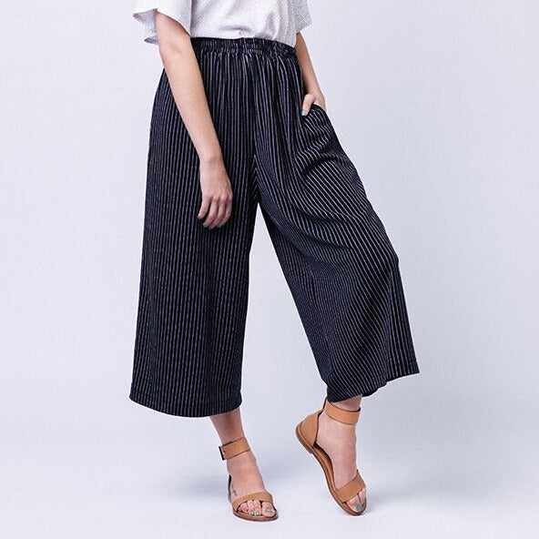 VIRTUAL WORKSHOP: Sew Wide Leg Cropped Pants Past Workshop Brooklyn Craft Company