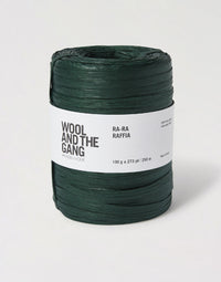 Wool and the Gang Ra-Ra Raffia Yarn Wool and the Gang Bottle Green