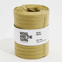 Wool and the Gang Ra-Ra Raffia Yarn Wool and the Gang Dune Green