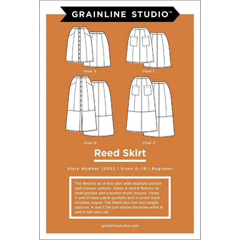 Reed Skirt Pattern Pattern Grainline Studio