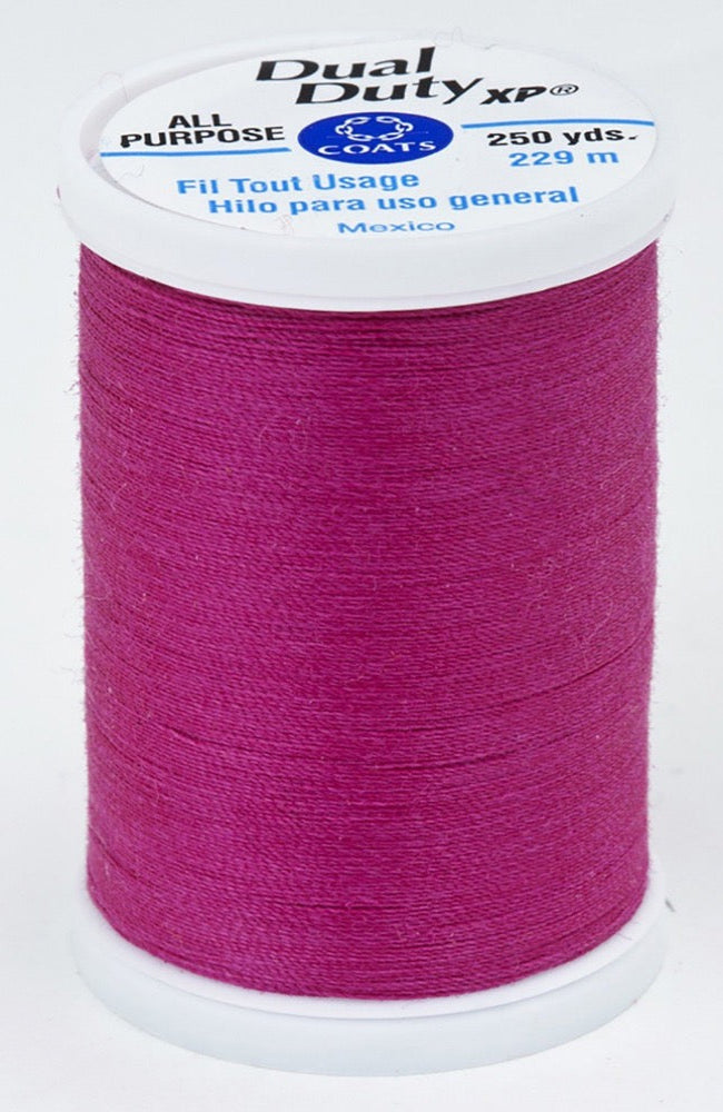 Dual Duty XP All Purpose Thread #3040 Red Rose Thread Coats & Clark
