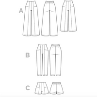 Pietra Pants & Shorts Pattern Pattern Closet Core Patterns