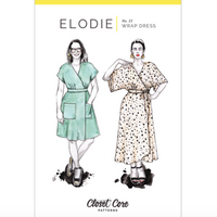Elodie Wrap Dress Pattern Pattern Closet Core Patterns