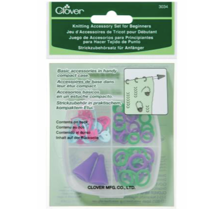 Knitting Accessory Set for Beginners Notions Clover