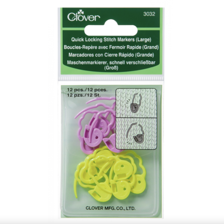 Large Quick Locking Stitch Markers Notions Clover