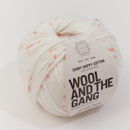 Shiny Happy Cotton Yarn Wool and the Gang 101 Spots Malibu