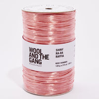 Wool and the Gang Ra-Ra Raffia Yarn Wool and the Gang Rose Shimmer