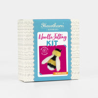 Bee Brooch Felting Kit Kit Hawthorn Handmade