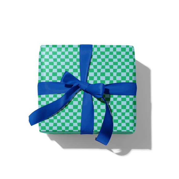 Chunky Checker Gift Wrap My Darlin'