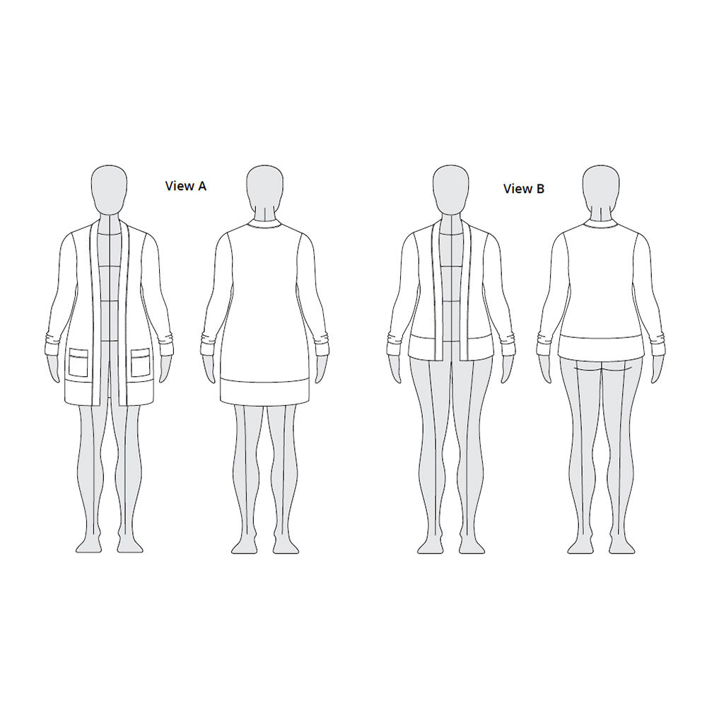 VIRTUAL WORKSHOP: Sew a Blackwood Cardigan Past Workshop Brooklyn Craft Company