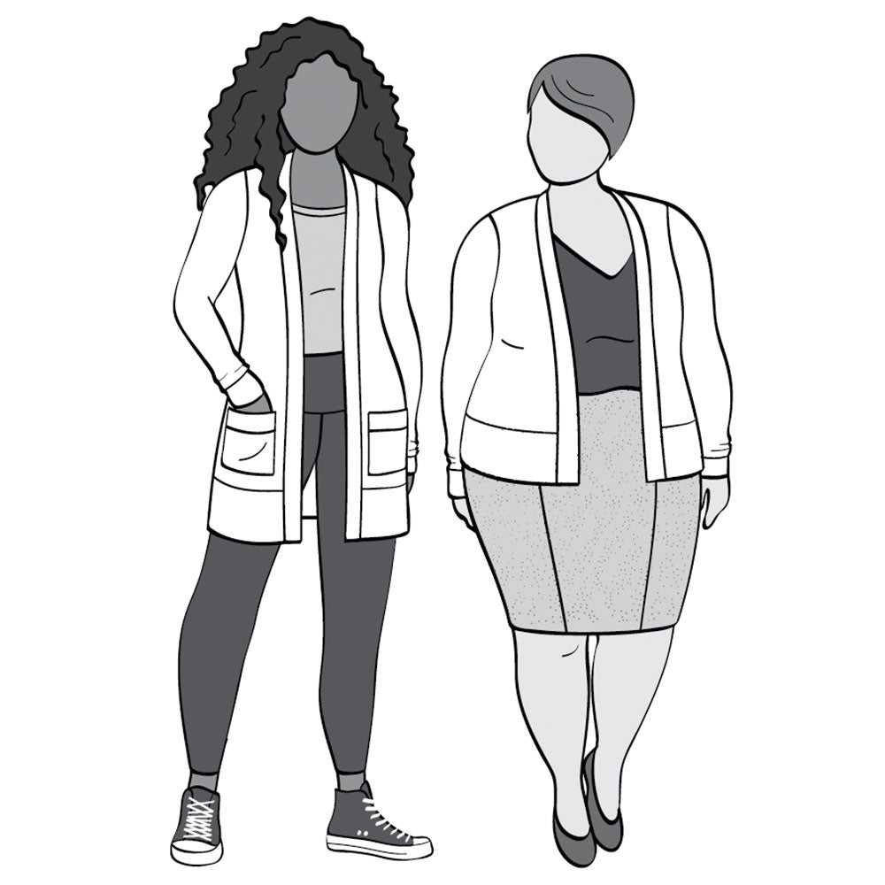 VIRTUAL WORKSHOP: Sew a Blackwood Cardigan Past Workshop Brooklyn Craft Company
