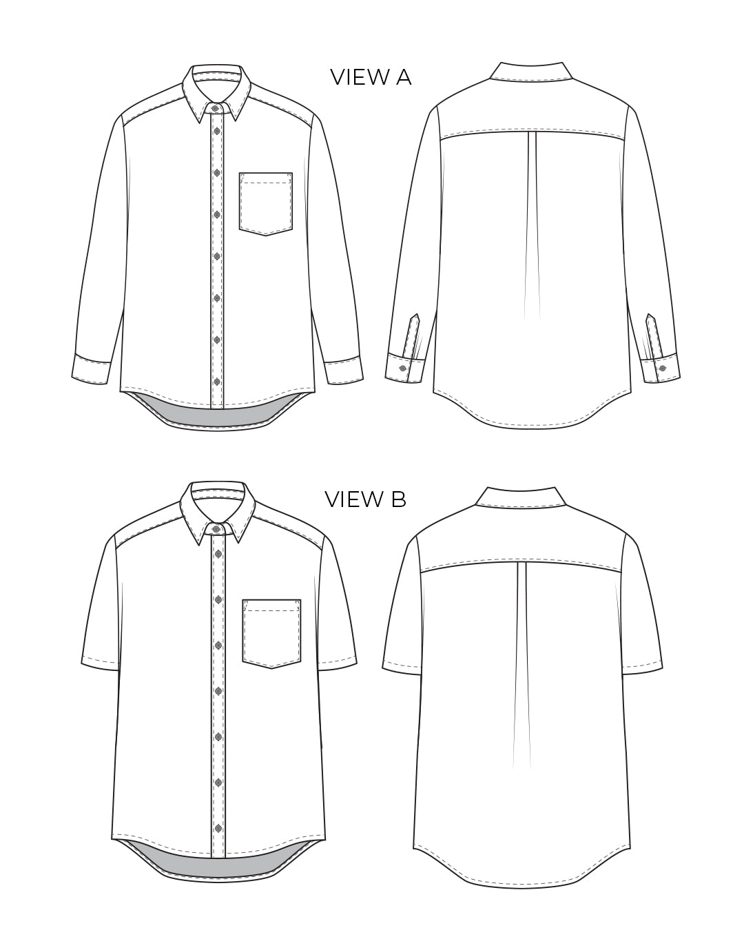 5-Week Sewing Course - Button Up Shirt Past Workshop Brooklyn Craft Company
