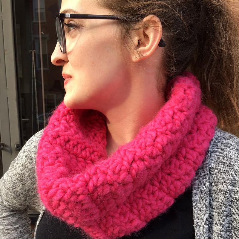 FREE! Crazy-Easy Crochet Cowl Pattern Pattern Brooklyn Craft Company