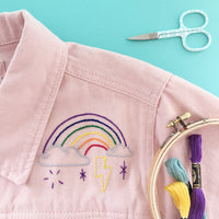 Embroidery on Denim Past Workshop Brooklyn Craft Company