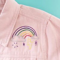 Embroidery on Denim Past Workshop Brooklyn Craft Company