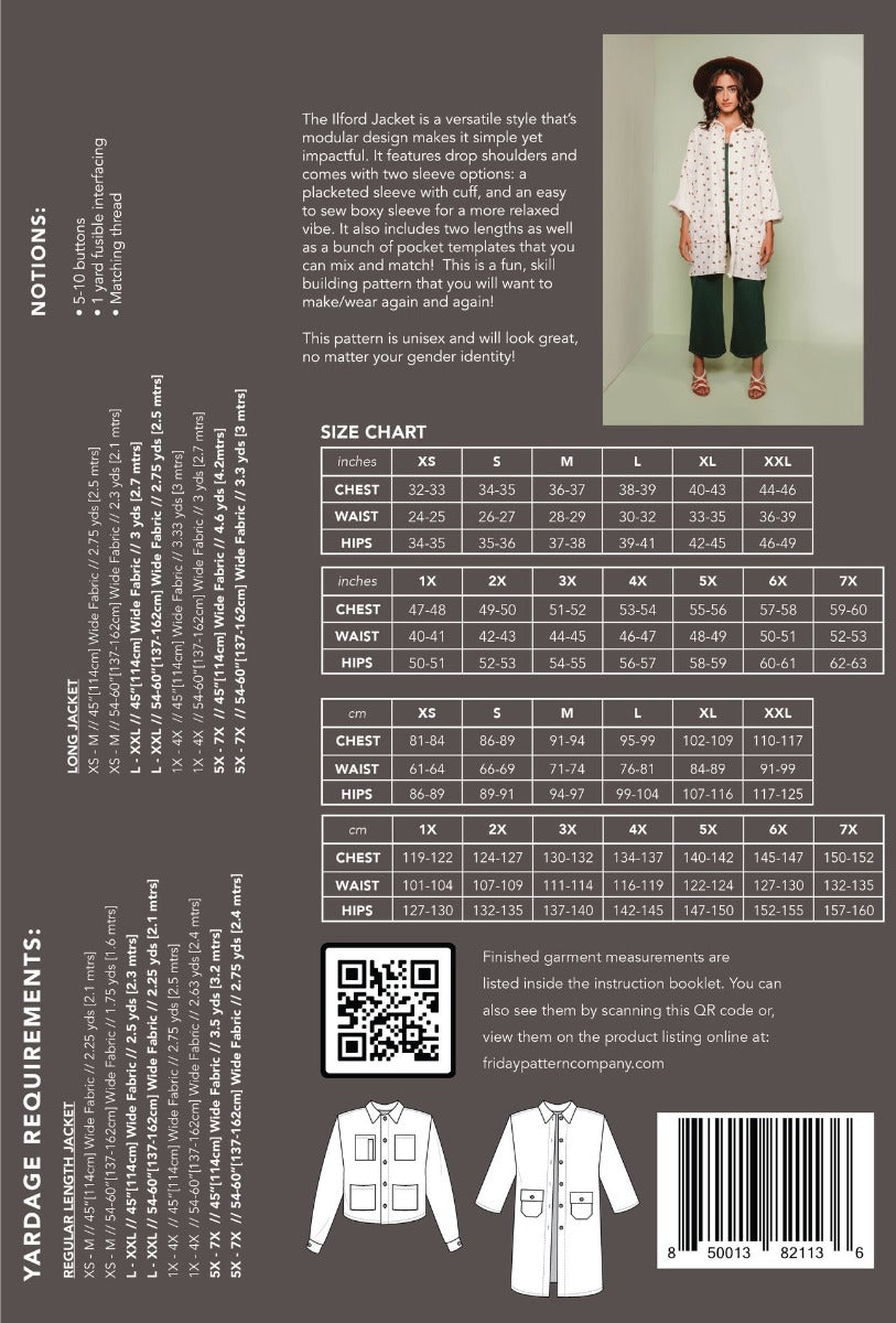 5-Week Sewing Course - Ilford Jacket Workshop Brooklyn Craft Company