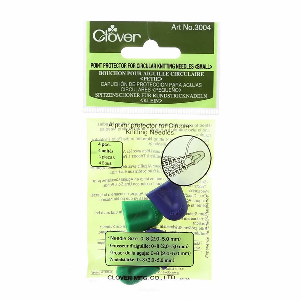 Small Point Protectors for Circular Knitting Needles Tools Clover