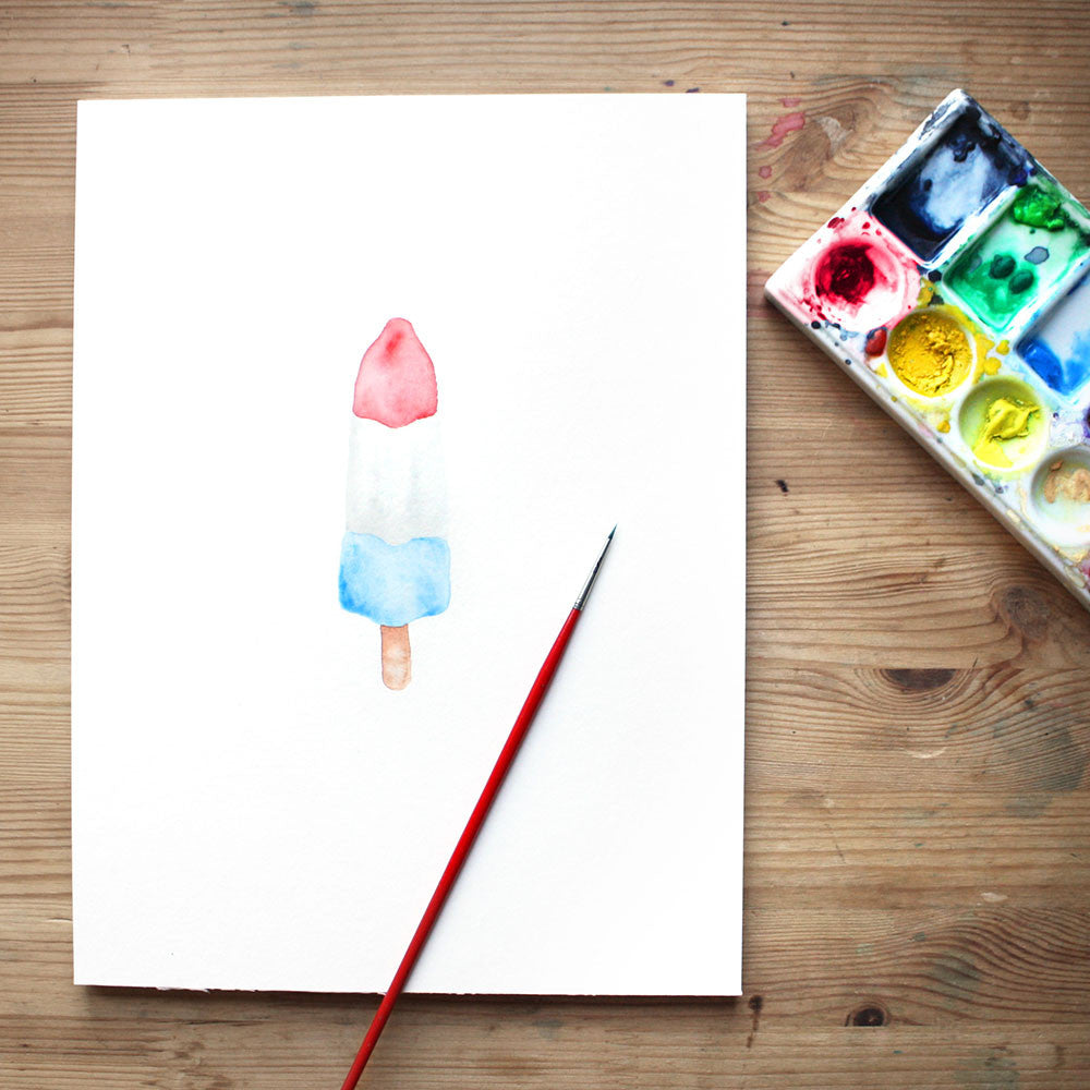 Watercolor Popsicle Painting Workshop Past Workshop Brooklyn Craft Company
