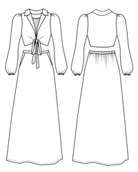 Saturday Skirt Set Pattern Pattern Friday Pattern Company