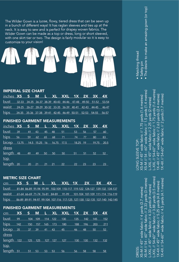 VIRTUAL WORKSHOP: Sew a Wilder Gown Past Workshop Brooklyn Craft Company
